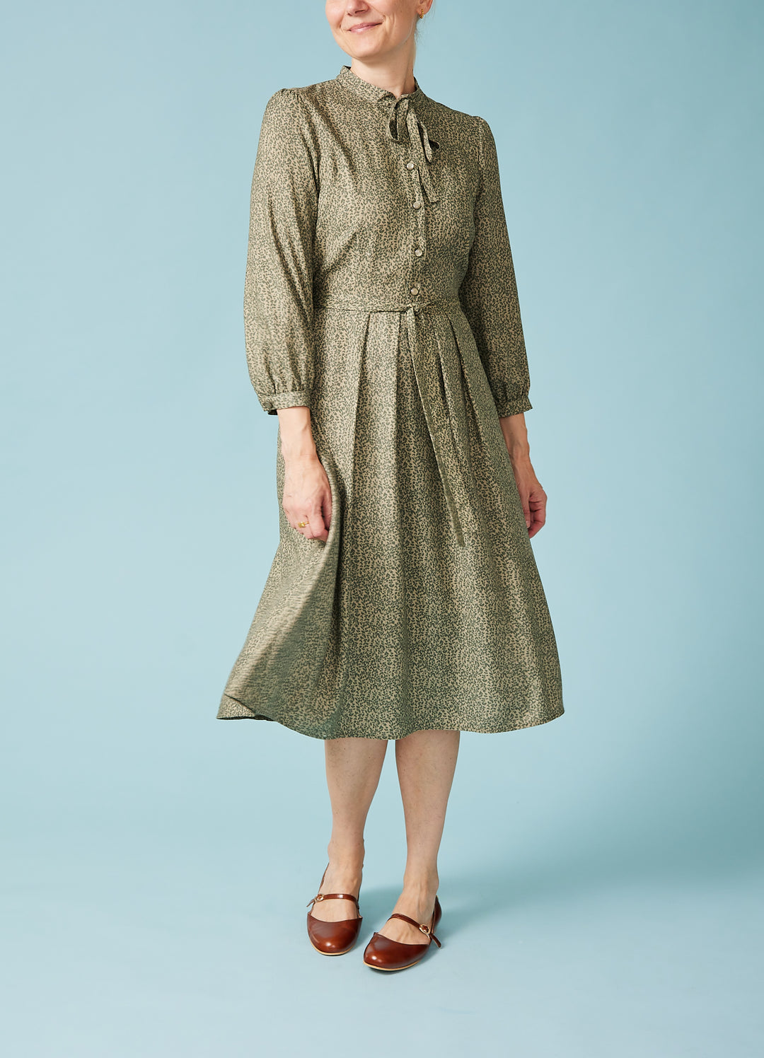 Niko Dress - Rosemary Green