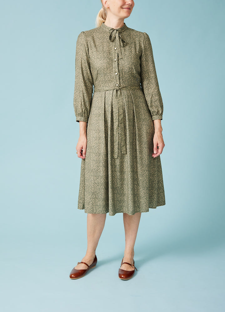 Niko Dress - Rosemary Green