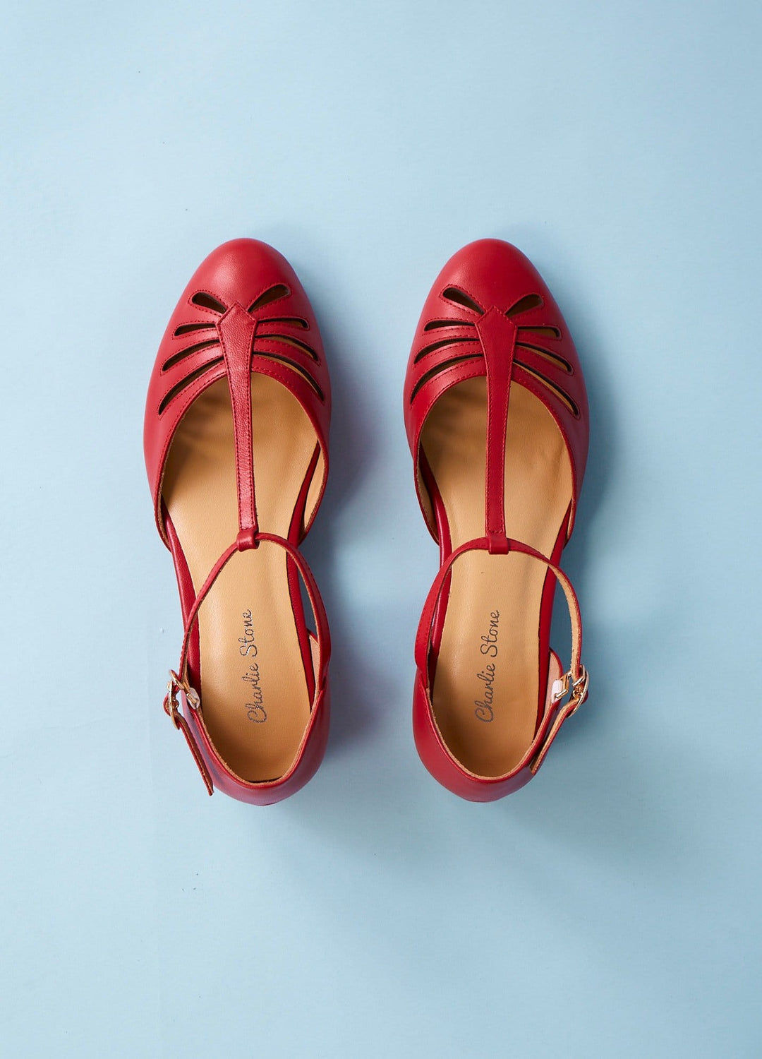 sko med t-rem | Charlie Stone Shoes | Køb online – Dress the bird