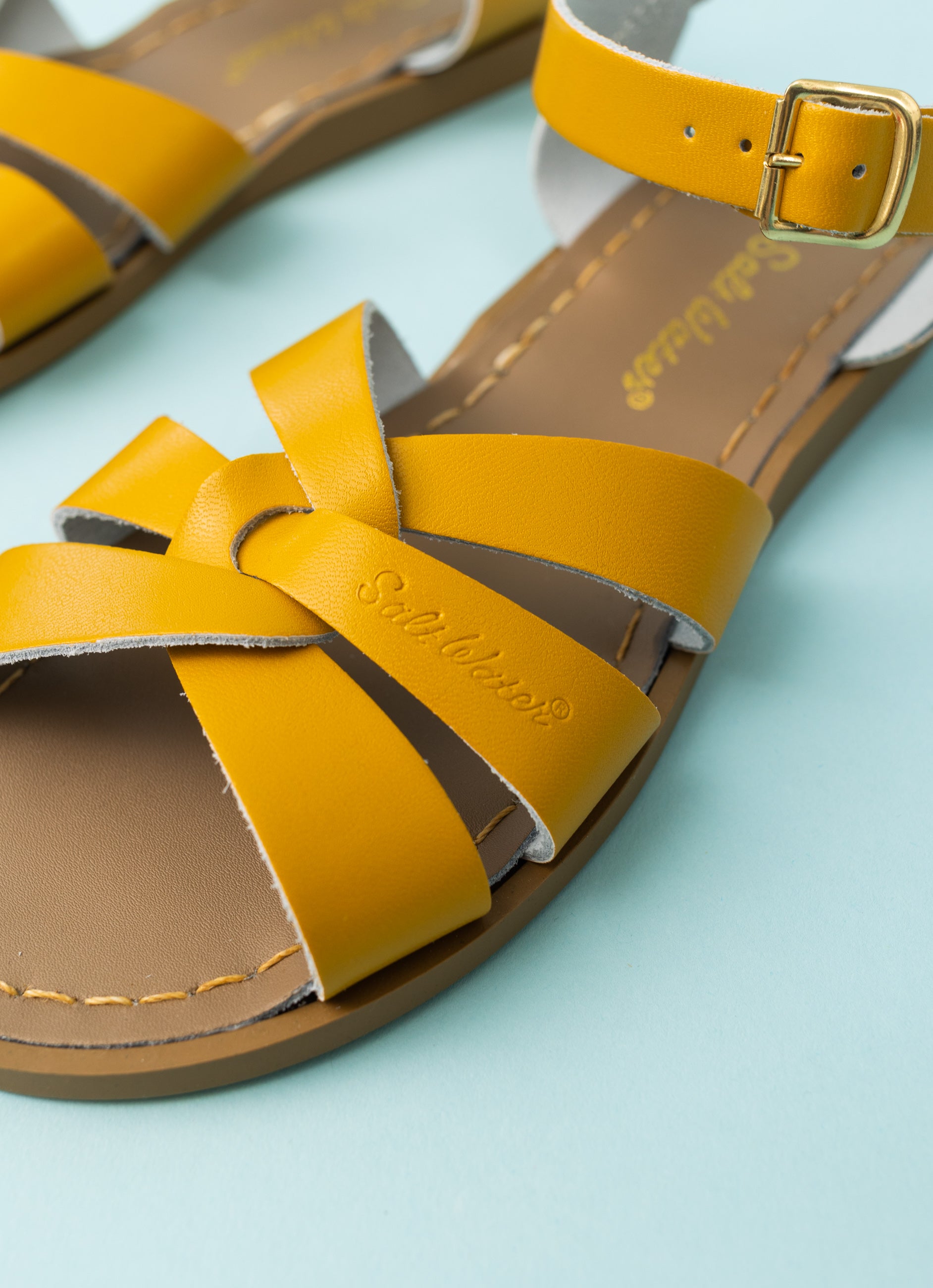 Salt water sandals 2025 yellow