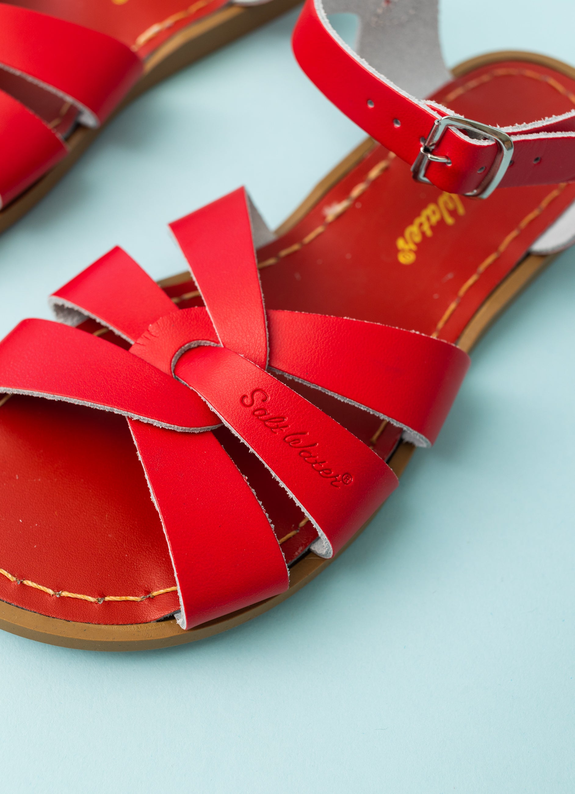 SALT-WATER SANDALS | Original Red Kids Sandals