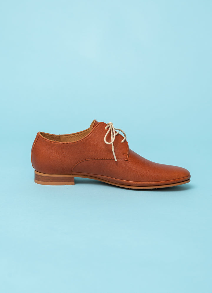 Toulouse Lace-up shoes in leather - Cognac