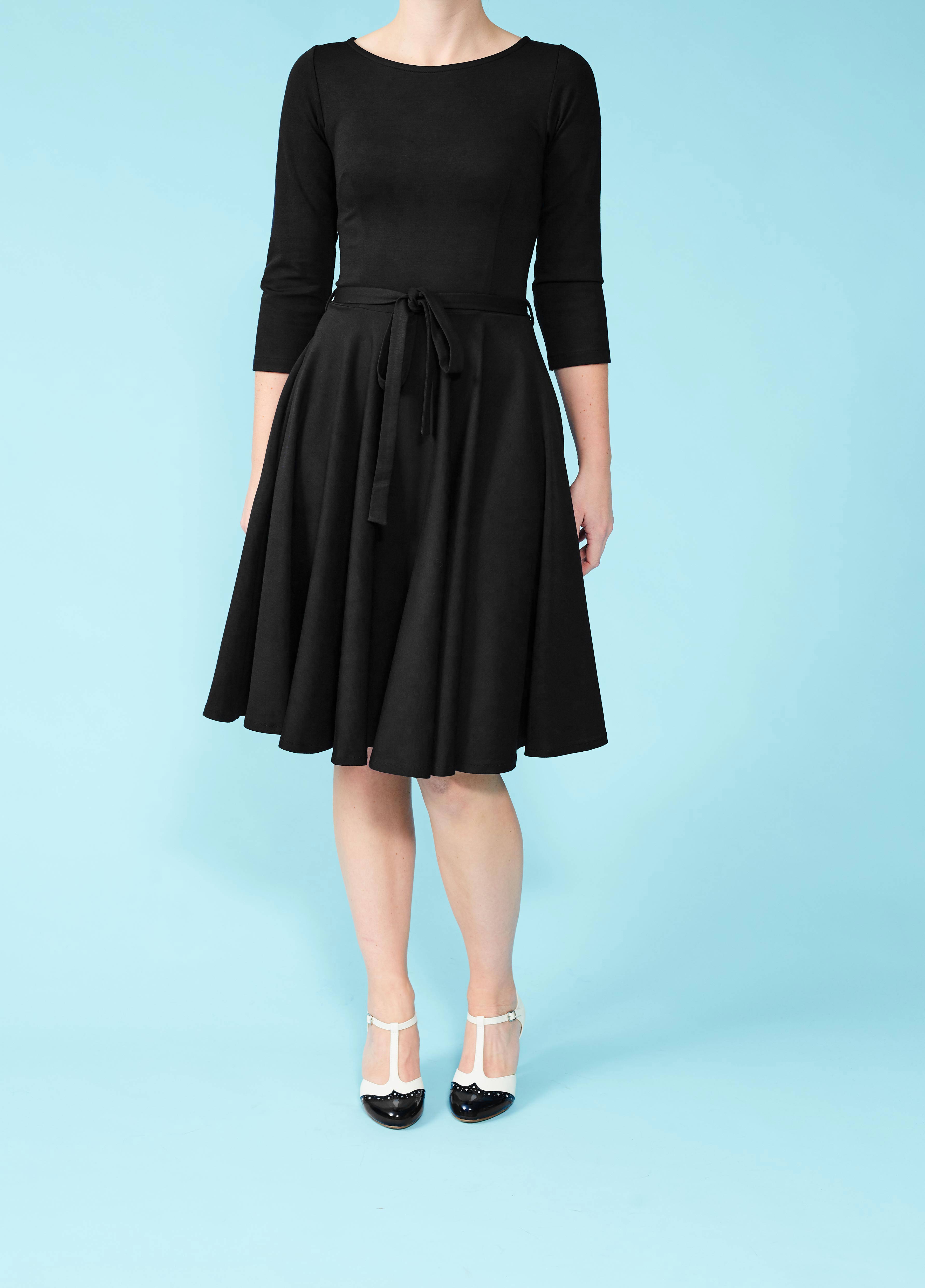 Jersey swing skirt deals