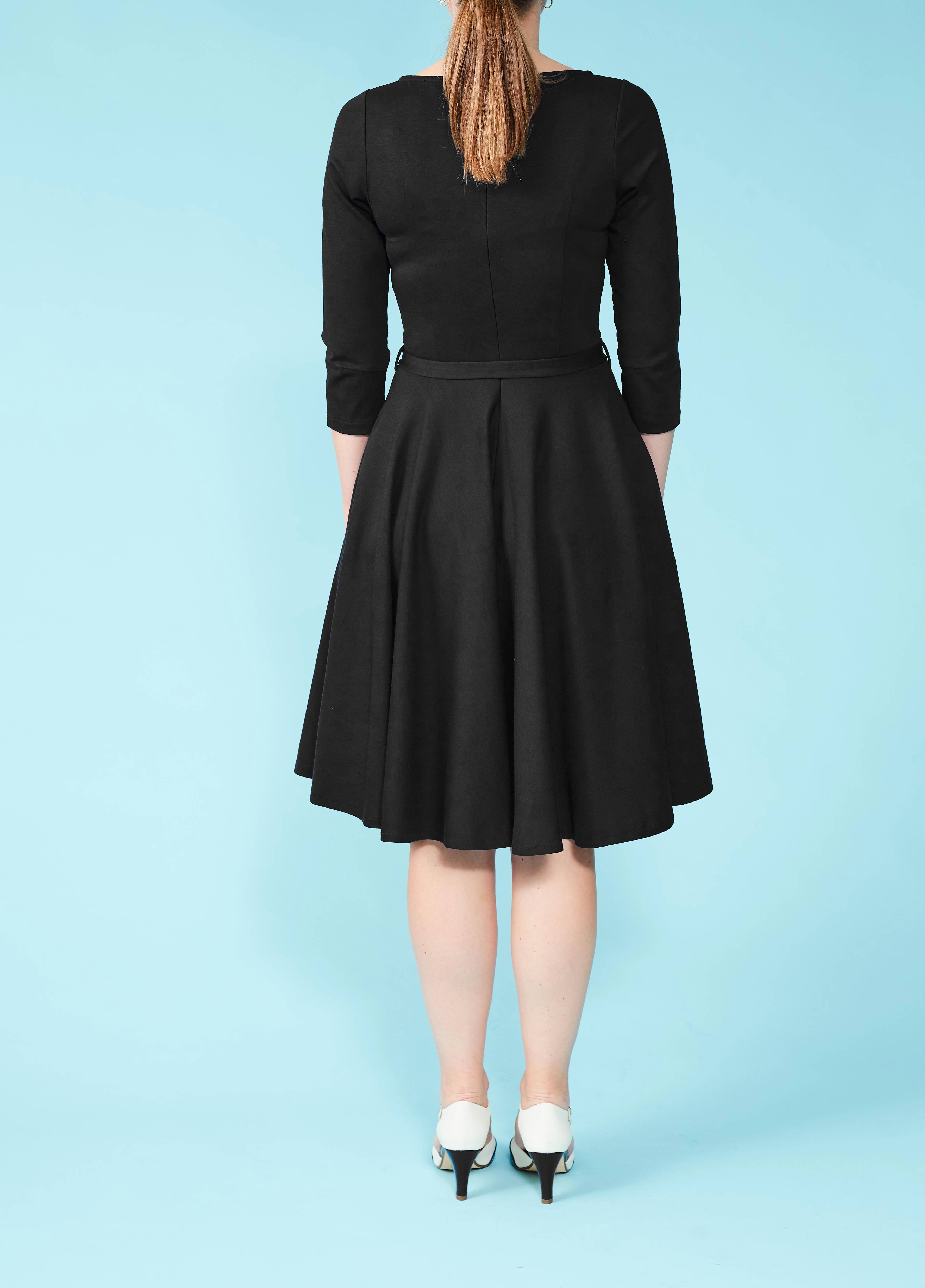 Jersey swing skirt cheap